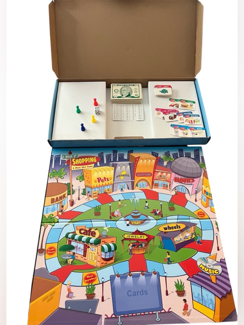 Main St Shopping Lakeshore Educational Board Game Reading Comp Level 2 Education